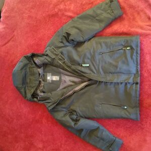Champion Kids Black Winter Jacket Size M (8-10)